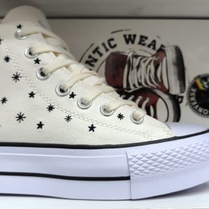 Converse Chuck Taylor All Star Lift Platform High  Bordadas,