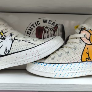 Converse x Tom and Jerry Chuck 70 High "Black / Dot Pack".